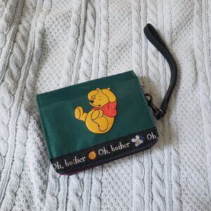 Vintage Disney Winnie the Pooh 'Oh Bother' Wallet - Green/Purple/Black